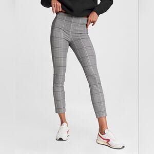 Rag & bone Simone Pant - Black gray blue Check sz4 plaid printed slim leg